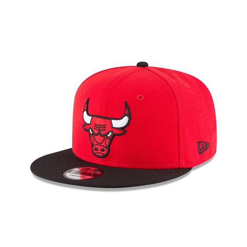 NBA Chicago Bulls Two Tone 9Fifty Snapback (AFS6855) - Red New Era Caps